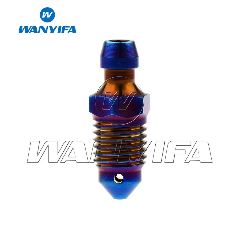 Титановый болт Wanyifa соска для отверстий M10x1.0/1 25 мм шаг мотоцикла суппорты от слива