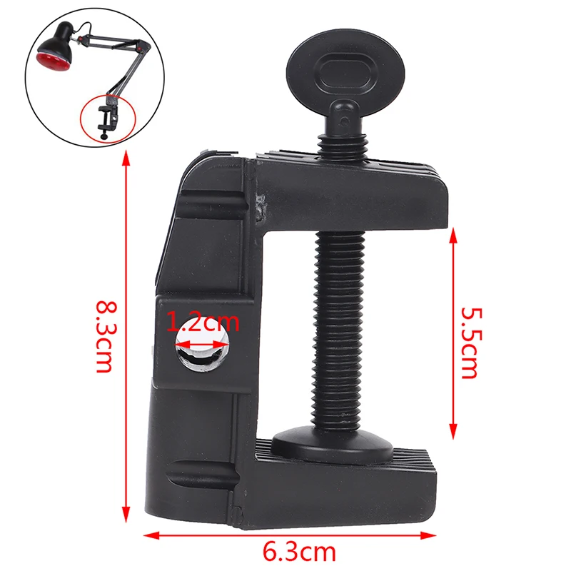 

Bracket Clamp Accessories DIY Fixed Clip Light Mount Holder for Desk Lamp