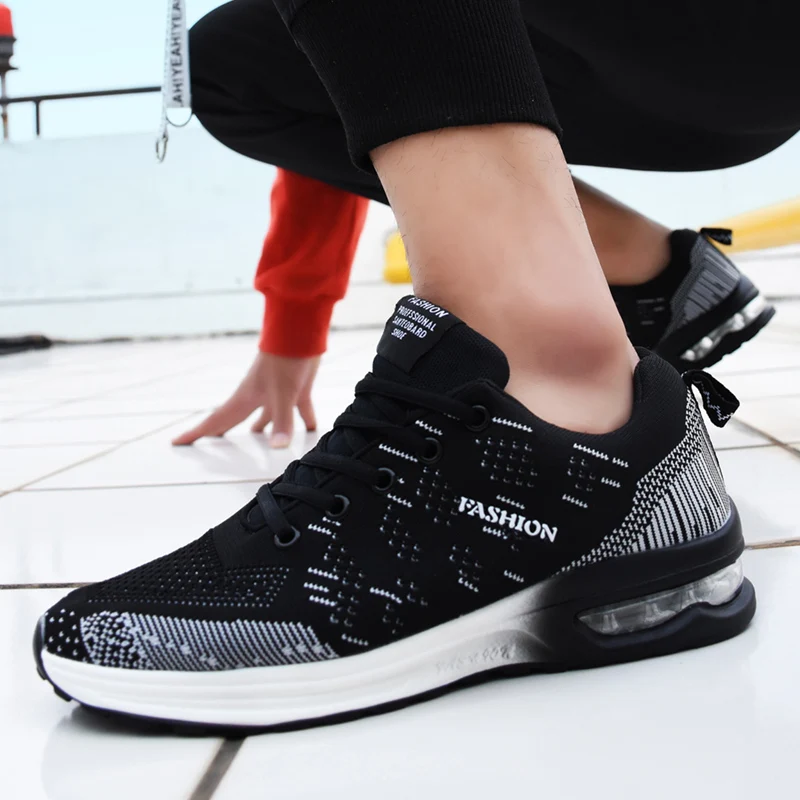 

Cushioning Platform Running Shoes Men Mens Trainers Zapatillas Hombre Mesh Sports Shoes for Male Chunky Sneakers Breathable
