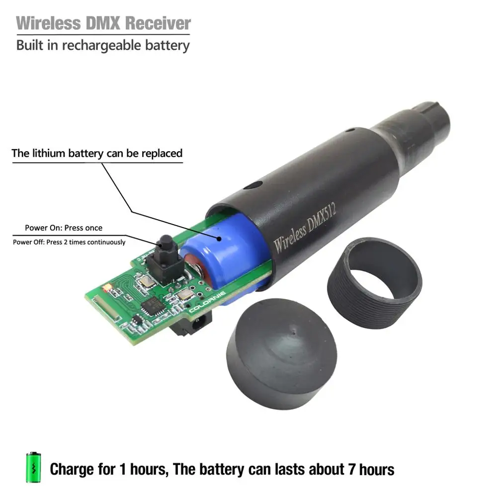 RDM DMX512 контроллер 2 4G беспроводной DMX Dfi передатчик Xlr консоль со сценическим