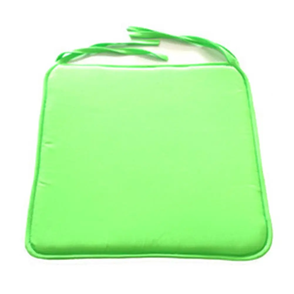 Подушка на стул однотонная портативная из полиэстера прочная и долговечная для