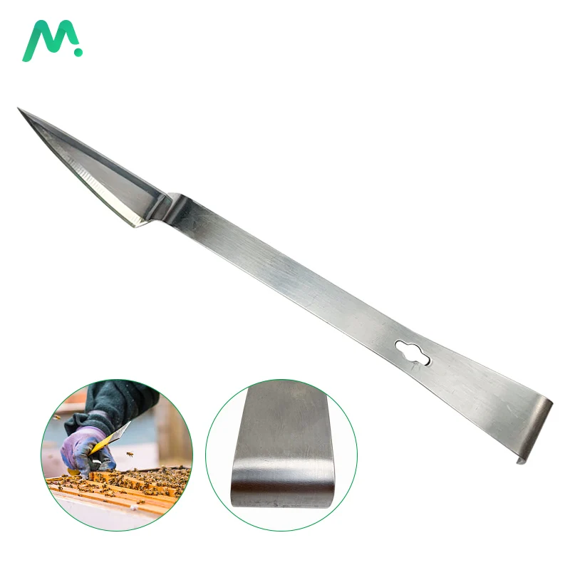 1 PC Stainless Steel Beekeeping Cutter Honey Scraper Uncapping Fork Knife Cutting Beekeeping Supplies Accessories Bees Tools