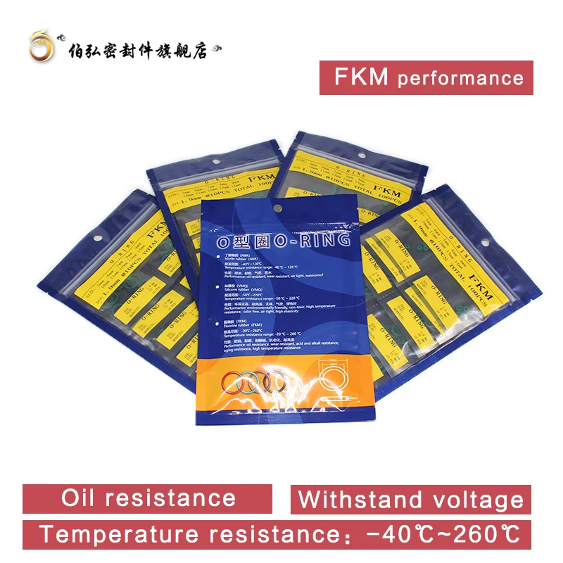 Толщина CS1.9mm многоразовый Ремонтный комплект сочетание фтора резиновое кольцо