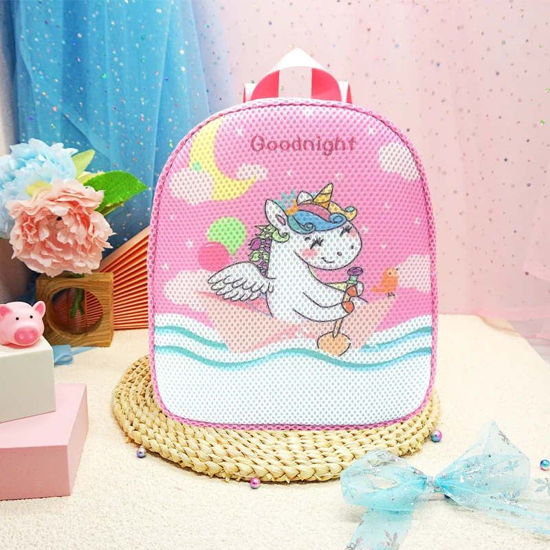 

Cartoon Mesh Kids Backpacks Mini Kindergarten Schoolbag Animal Baby Toddler Backpack Children School Bags Girls Boys Backpack