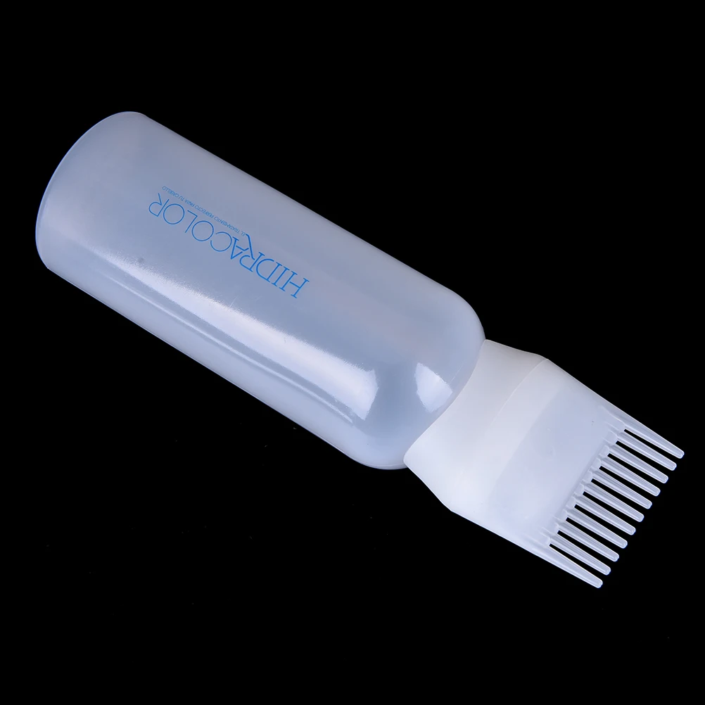 

Salon Hair Coloring Dyeing Hair Dry Cleaning Bottle Professional Hot Hair Dye Bottle Applicator Brush Dispensing for Girls