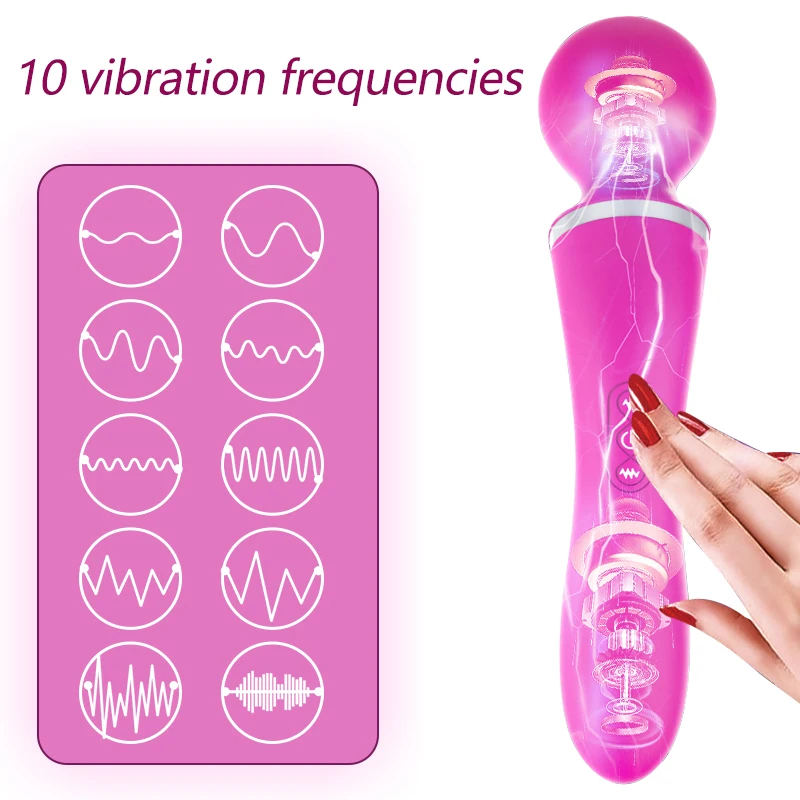 Женский Вибратор двойная вибрация Стимуляция клитора вставленный фаллоимитатор