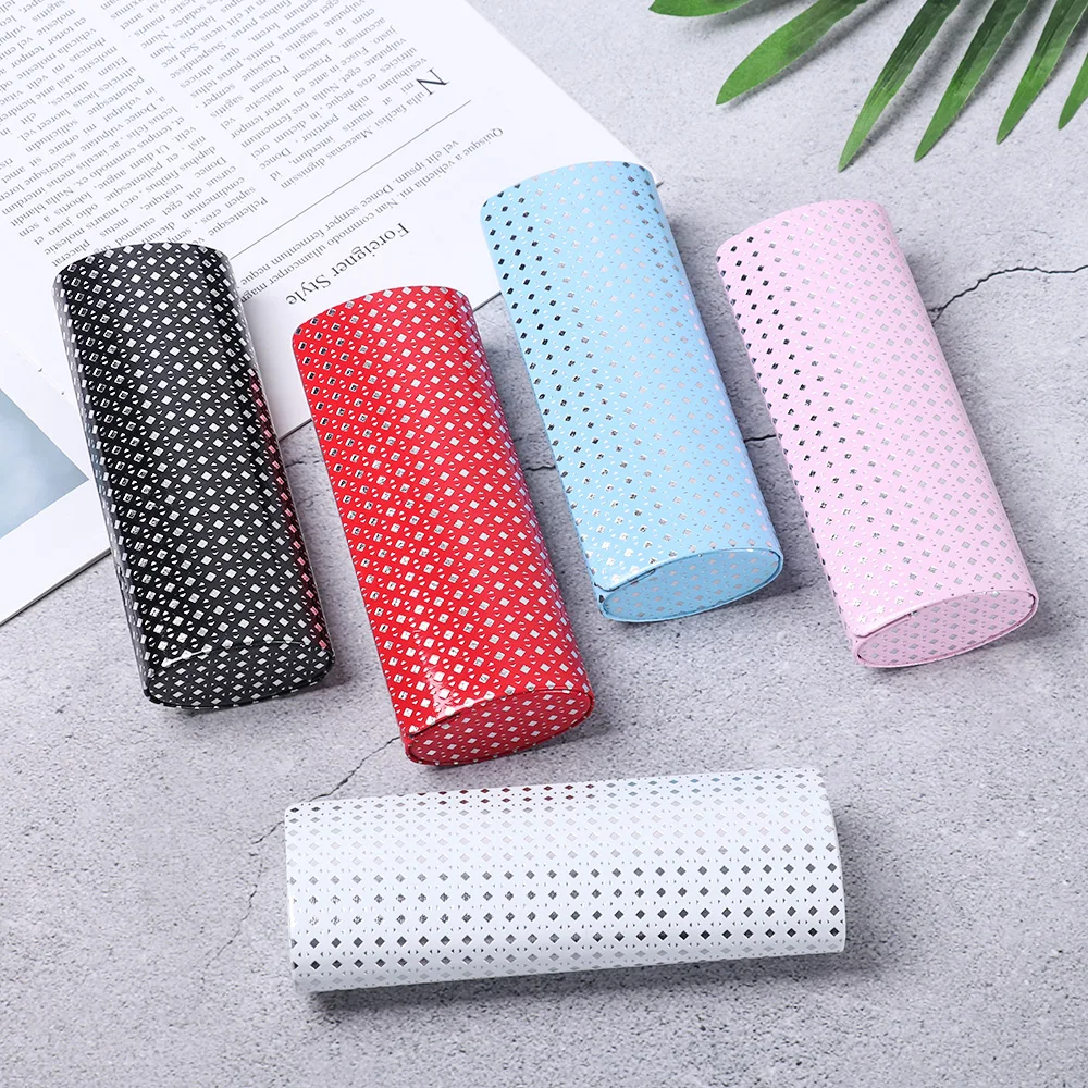 1 шт. модный Овальный Чехол для очков ромба с магнитной застежкой