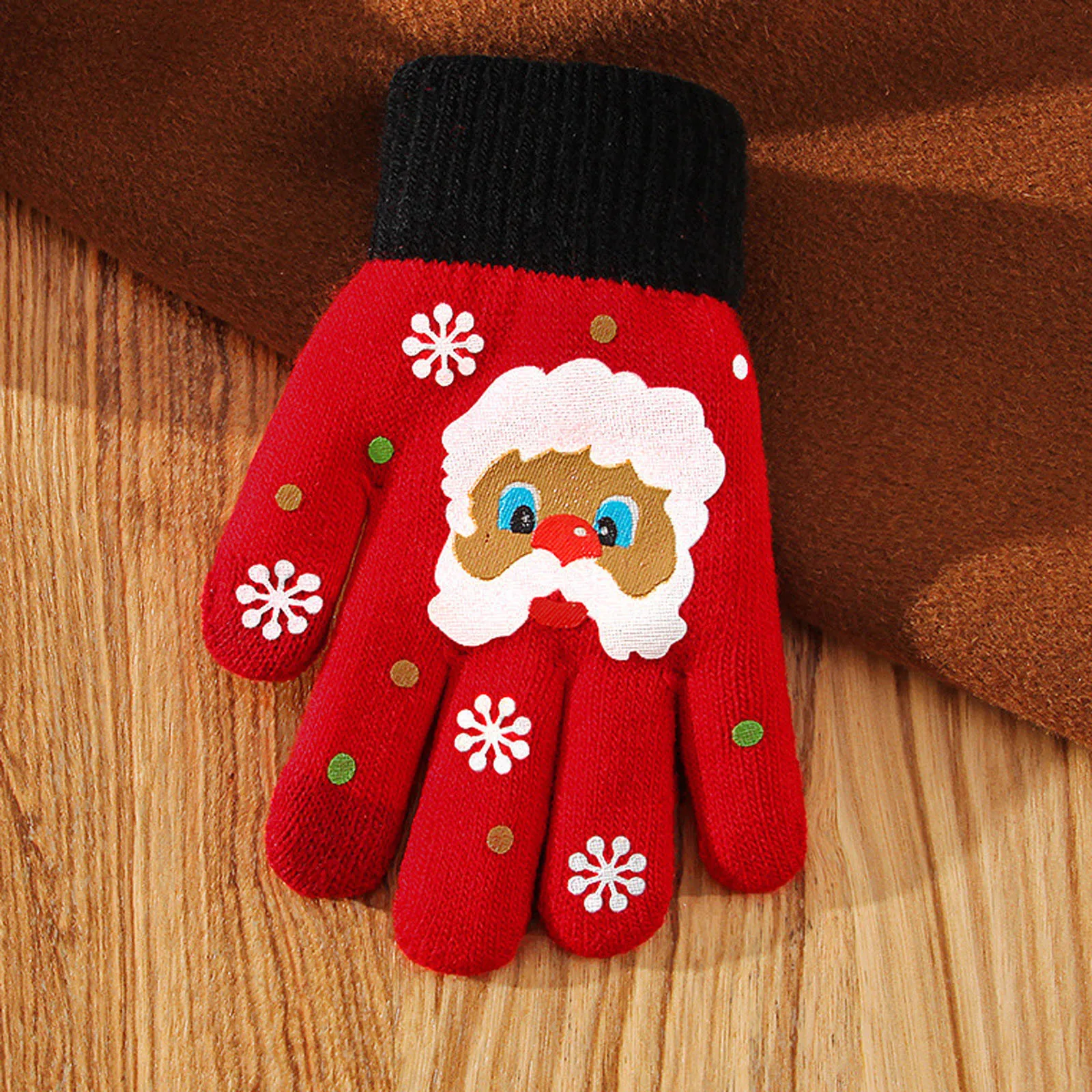 

Sagace Winter Outdoor Gloves Girl Knitted Finger Gloves Soft Warm Mitten Keep Warm Winter Guantes