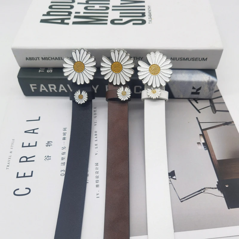 

Belt PU Ladies Belt Alloy Smooth Buckle Simple Korean Fashion Classic Casual Designer Belt Trend Women Waist Belt