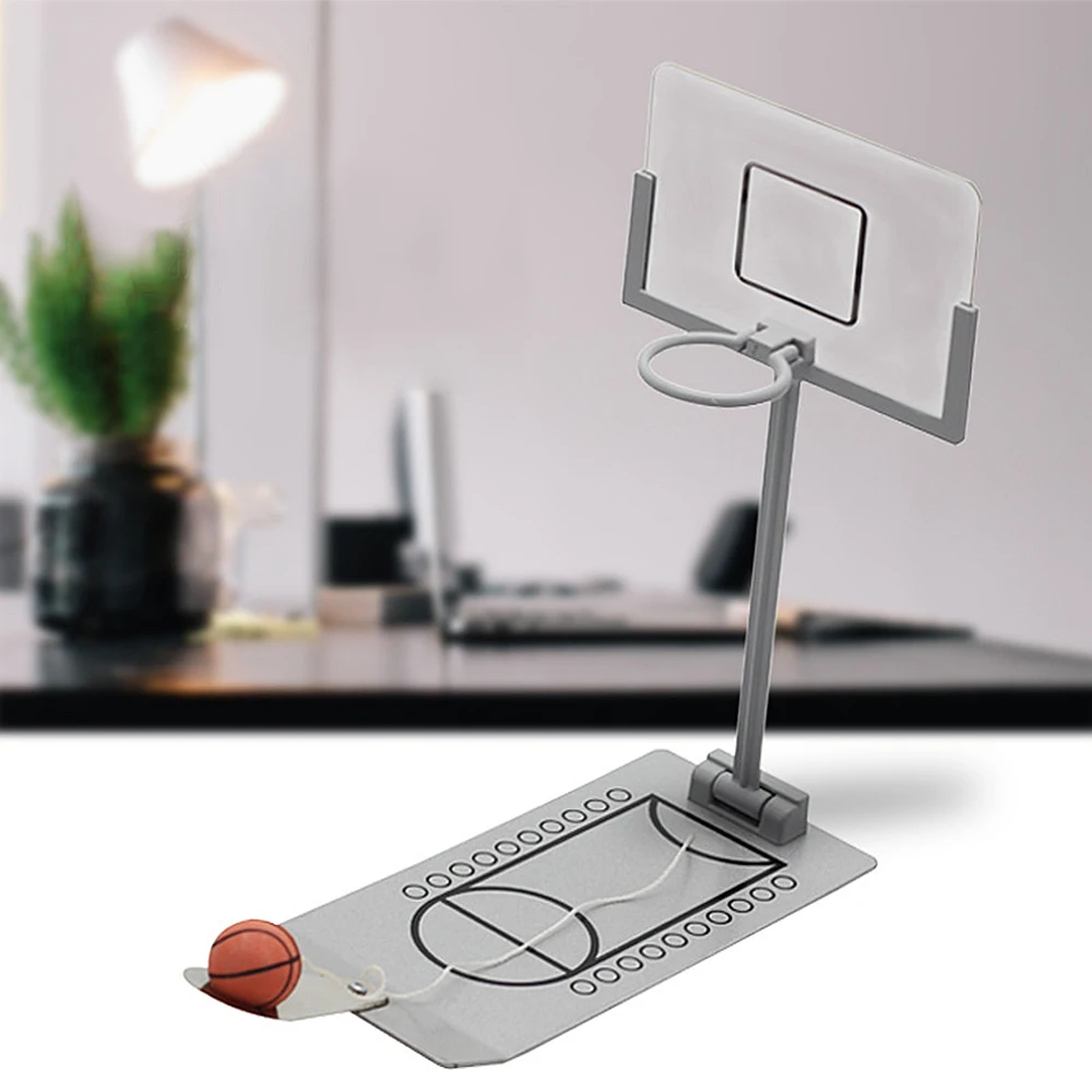 Головоломка для стрельбы снизить давление Настольный мяч на палец баскетбольная