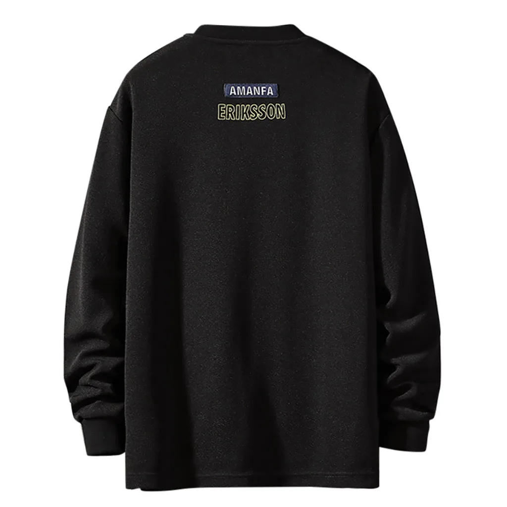 Мужские толстовки мужские топы с длинными рукавами осенне зимние повседневные