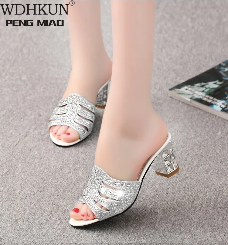 Сандалии женские с открытым носком босоножки гладиаторы на высоком квадратном