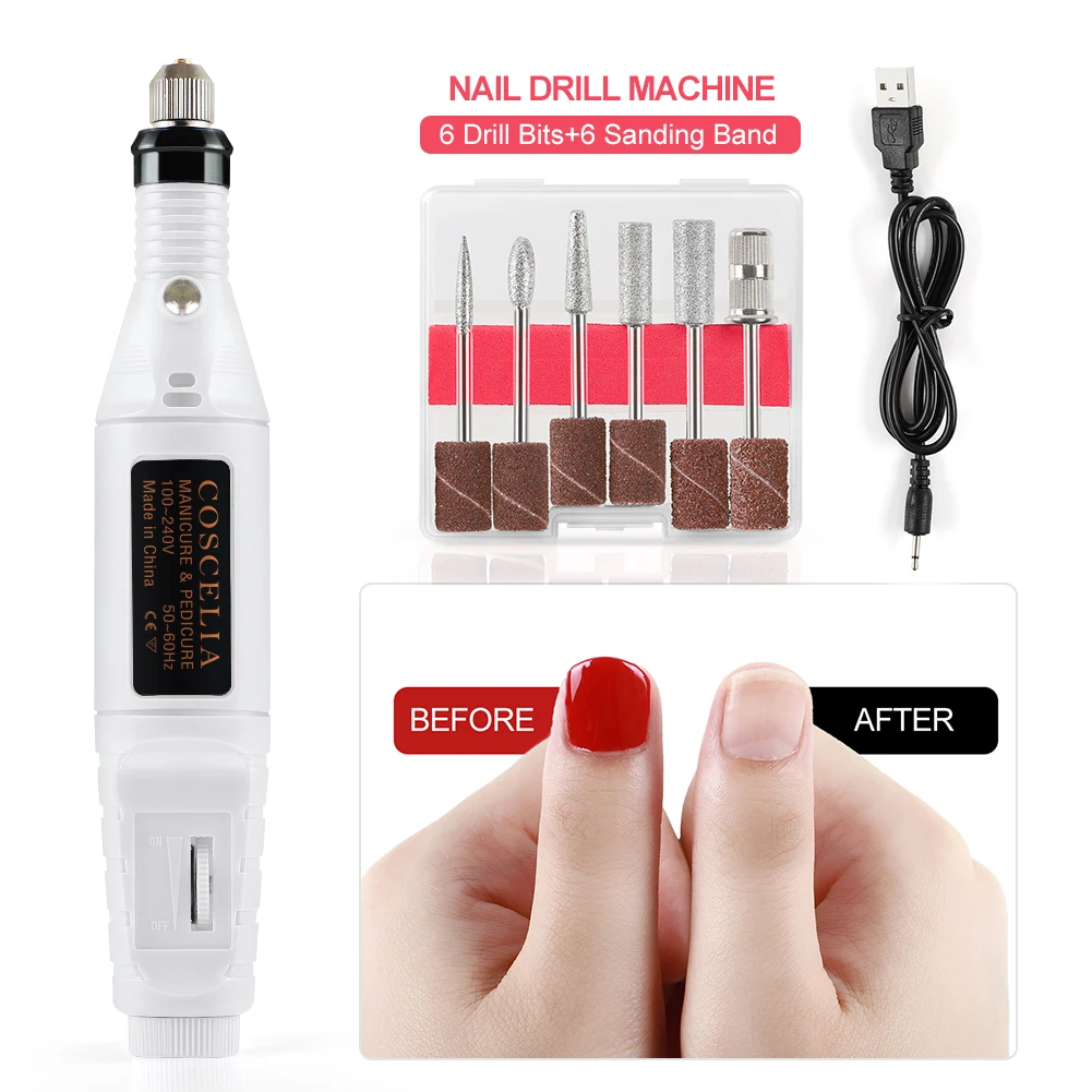 Маникюрный набор COSCELIA 7 мл наборы для ногтей гель лаков с лампой Гель лак