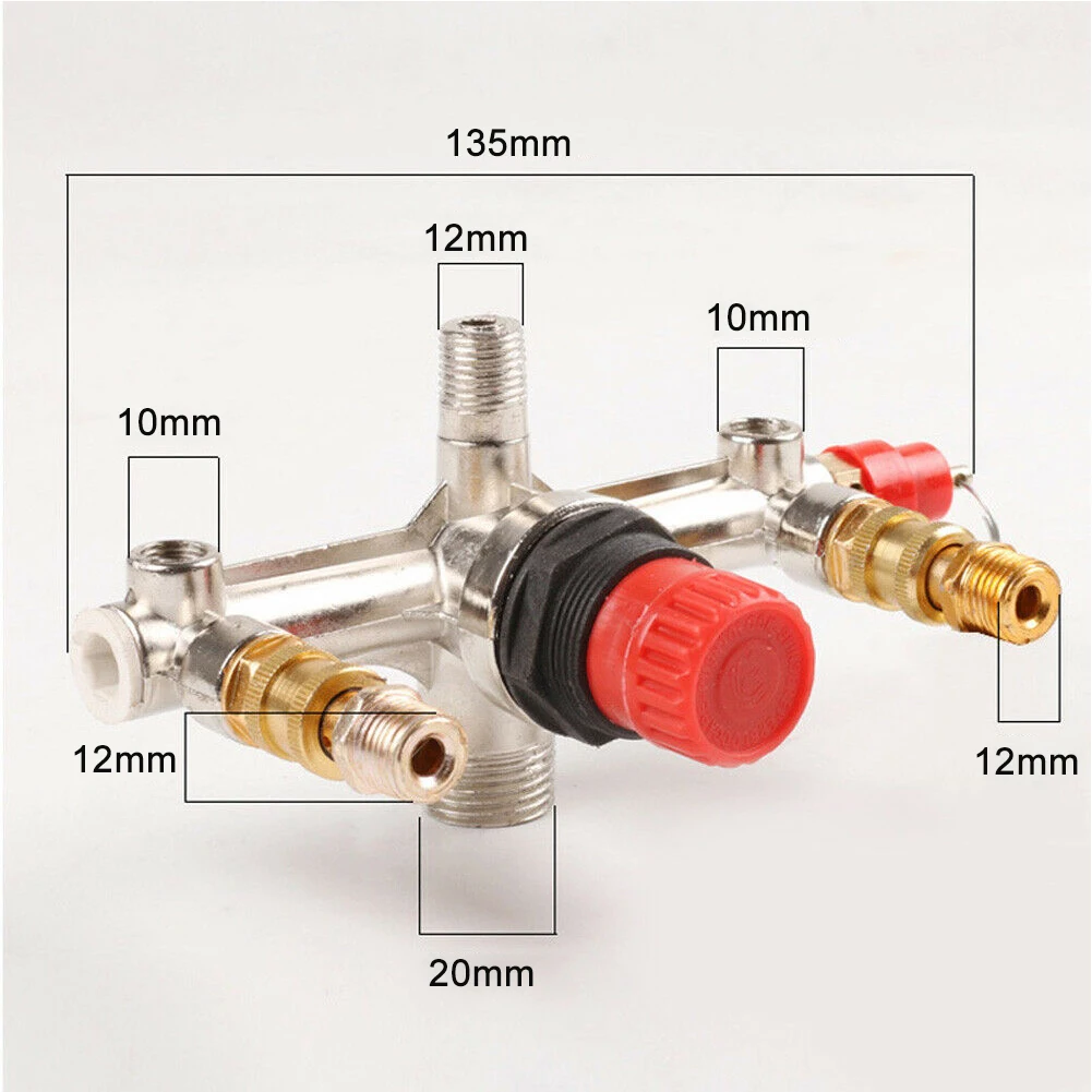 Aluminum Bracket Air Compressor Switch Pressure Release Valve Pump Parts Kit P |
