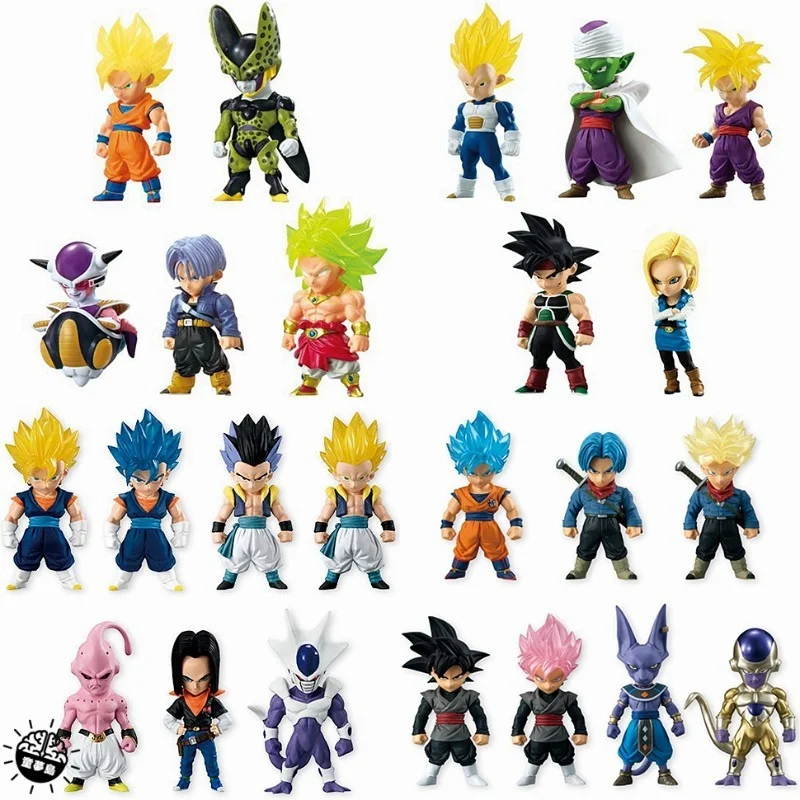 

Bandai Hedan Anime Dragon Ball Adverge1 Goku Sharu Fuli Sabroli 4 Trunks Gohan Decoration Hand-made Gift