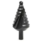 Citop 1 шт. 10-45 мм фоторезак треугольный хвостовик дрель HSS4241 электроинструменты спиральные рифленые металлические стальные ступенчатые сверла