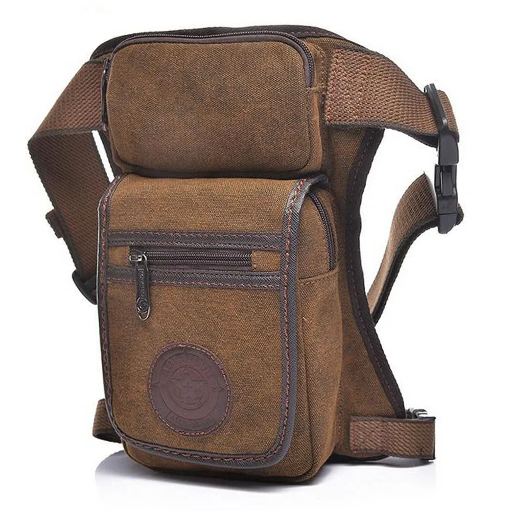 Новая мужская парусиновая сумка с заниженной ногой поясная для хип хопа военная