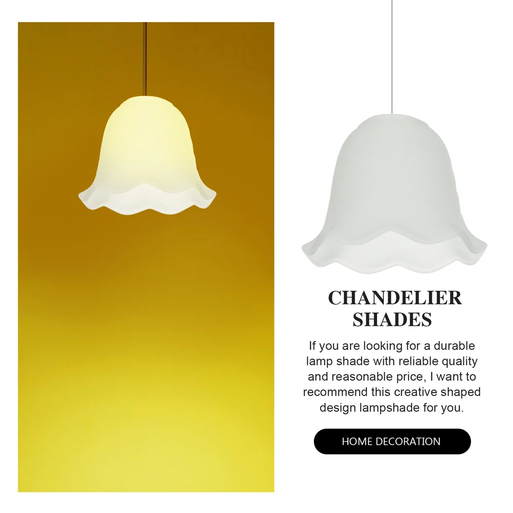 

3pcs Glass Lampshades Chandelier Shades Lampshade Replacement (Assorted Color)