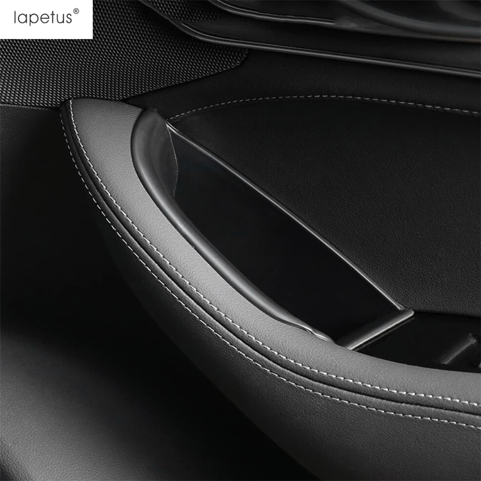 Pаспродажа Lapetus автомобильные дверные ручки сумка для хранения Организатор ящик накладка держатель для телефона отделкой пластиковые аксессуары для ...