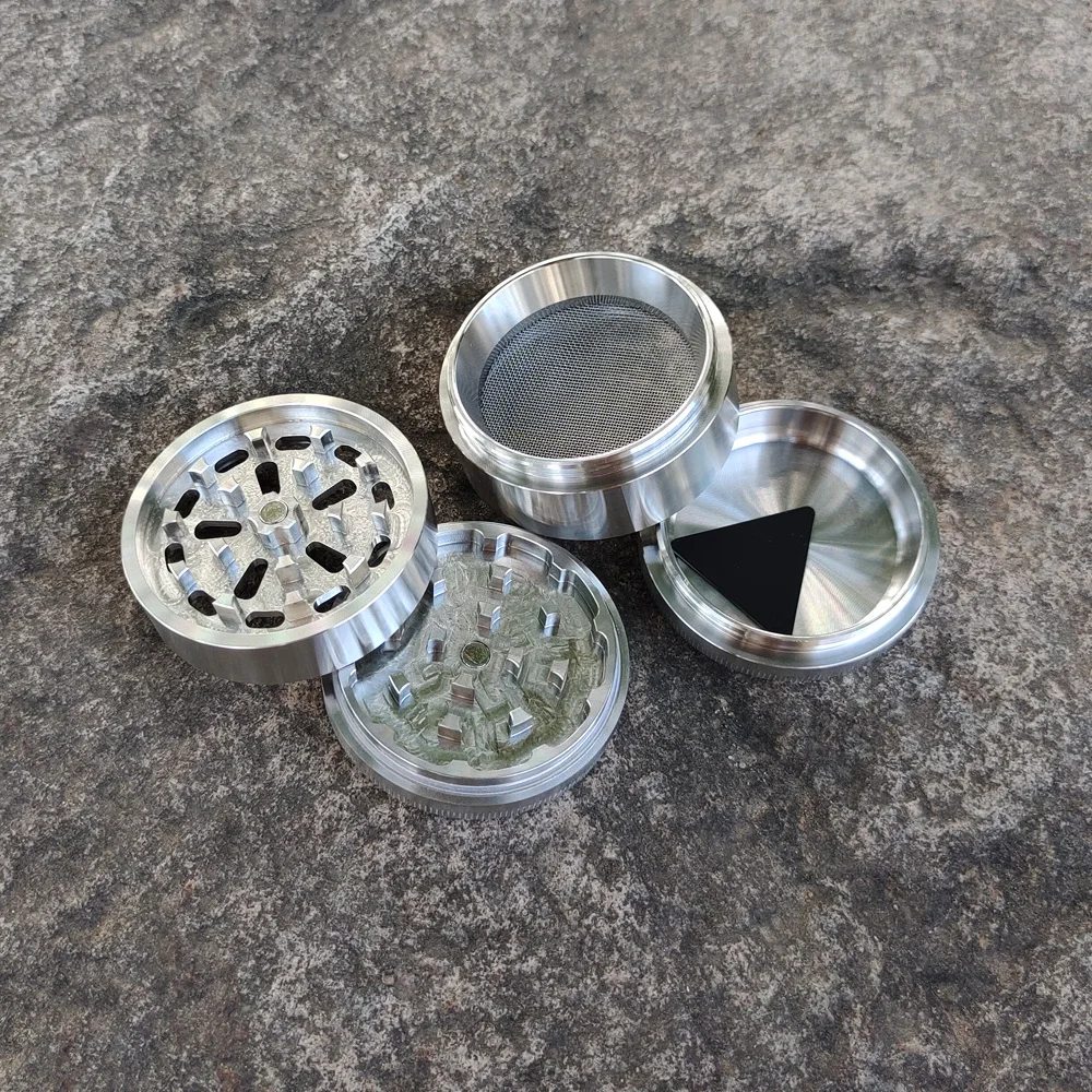 HONEYPUFF &quot304 нержавеющая сталь&quot металл курительная трава Точильщик 47 мм острые