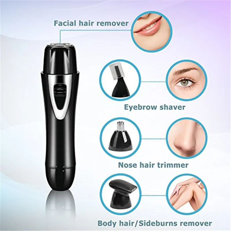 Электрический триммер для бровей безболезненный эпилятор макияжа мини бритвы