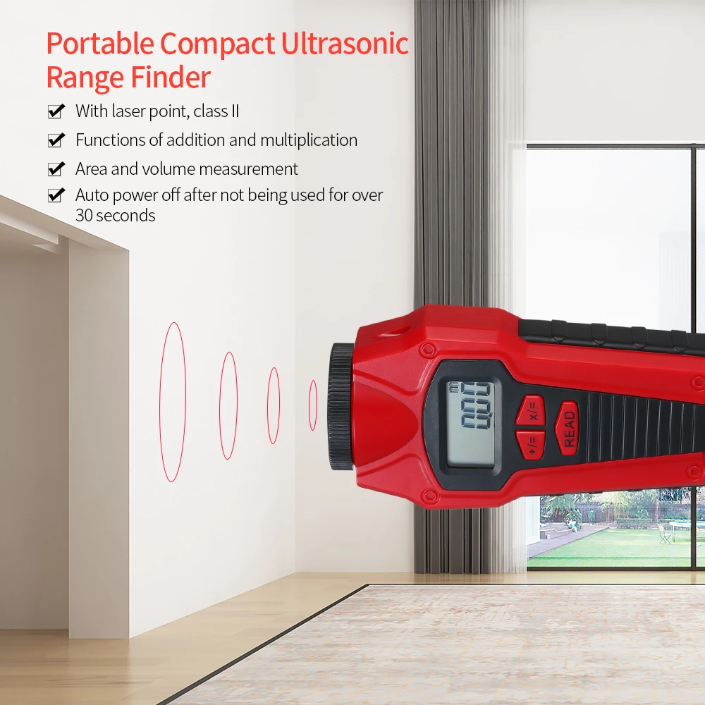 Портативный ультразвуковой лазерный дальномер 0 5-15 м | Инструменты
