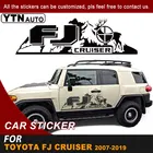 Наклейка на боковую дверь кузова автомобиля, стильный графический виниловый автомобильный стикер в виде оленя и Forester для Toyota FJ Cruiser 2007-2015 2016 2017 2018 2019