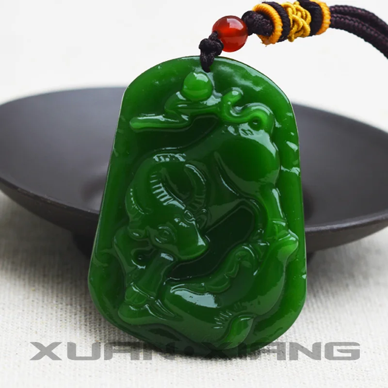 Прямая поставка натуральные нефриты кулон ожерелье Hetian Jades ювелирные изделия для