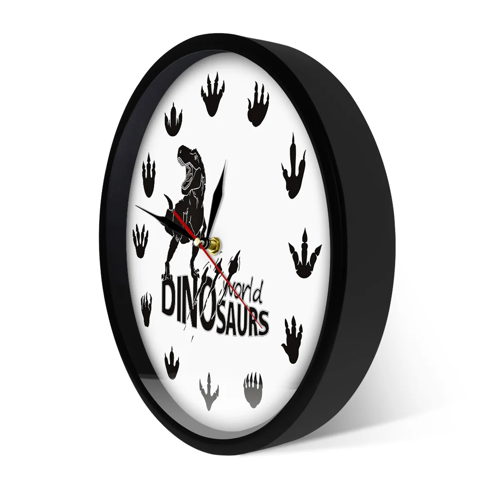Настенные часы с динозаврами мир Дракон Когти детская комната обучающий