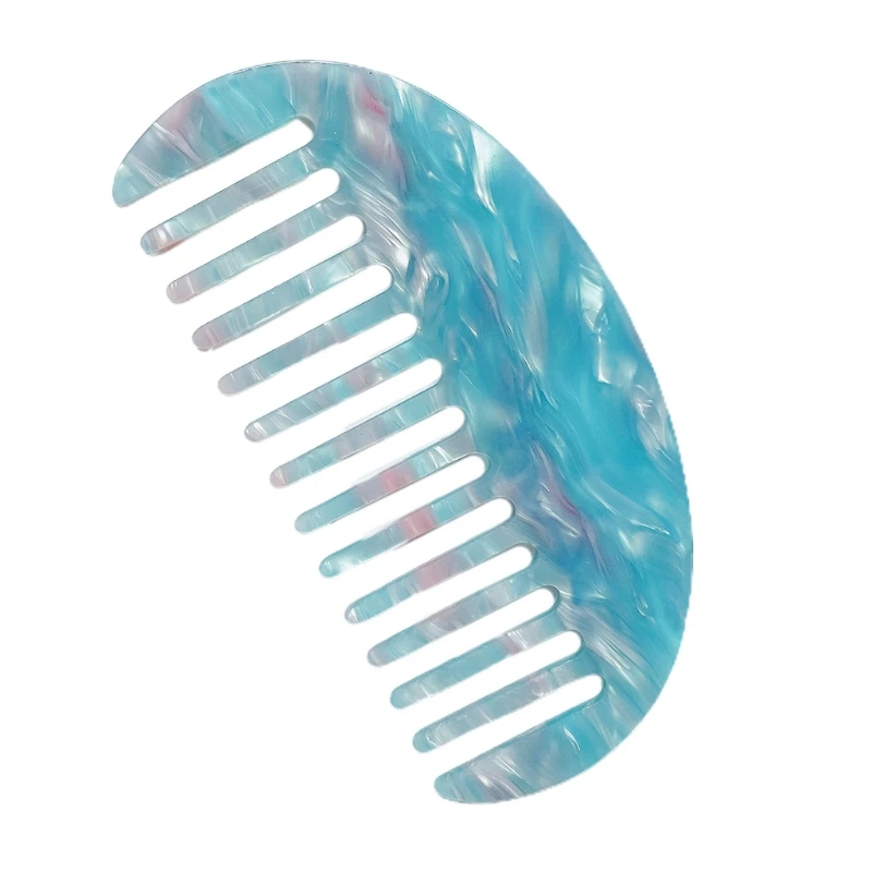 

Korean Fashion Acetate Anti-Static Massage Hair Combs Colorful Hairdressing Comb Hair Brush for Women Hair Styling Tool
