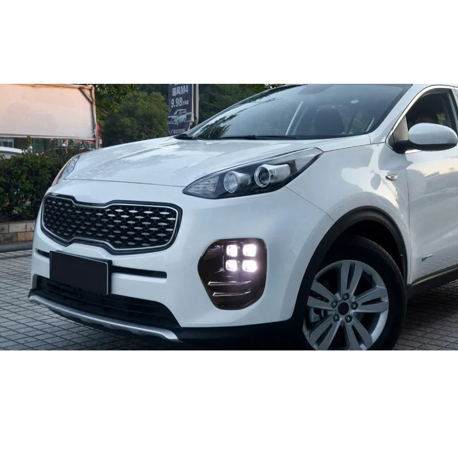 Светодиодные дневные ходовые огни для Kia Sportage KX5 2016 2017 2018|Фара авто в сборе| |