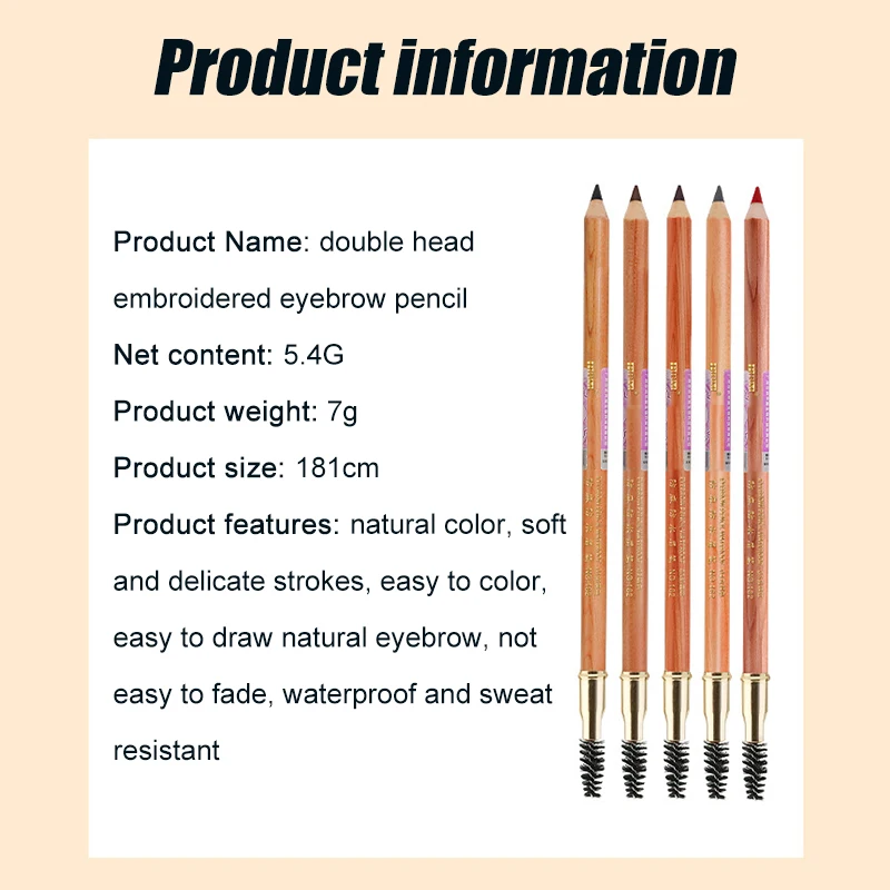

5 Colors Makeup Eyeliner Pencil Liquid Waterproof Soft Black Long Lasting For Women Superfine Professional Eyes Liner Cosmetics