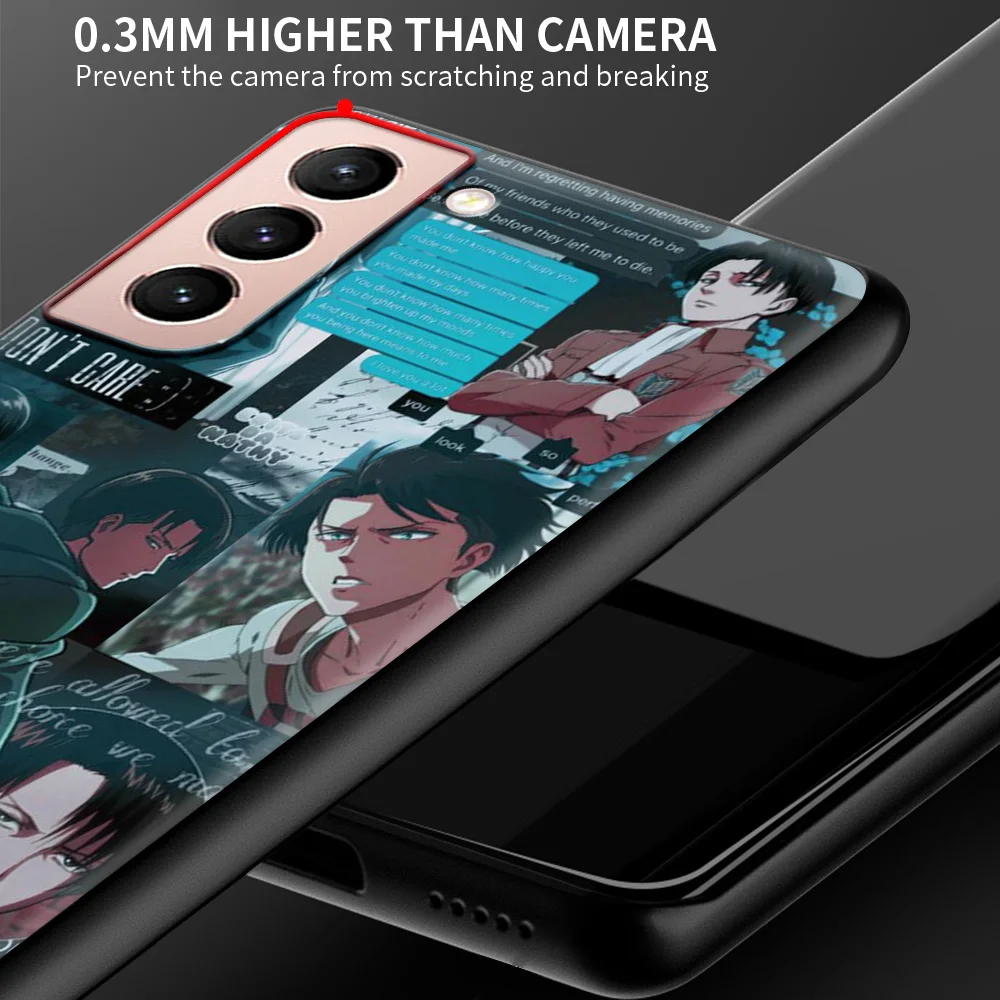 

Silicone Phone Case For Samsung Galaxy S20 FE S21 Ultra 5G S8 S9 S10 Plus Armin Arlert Attack On Titan Bumper Cover Coque Fundas