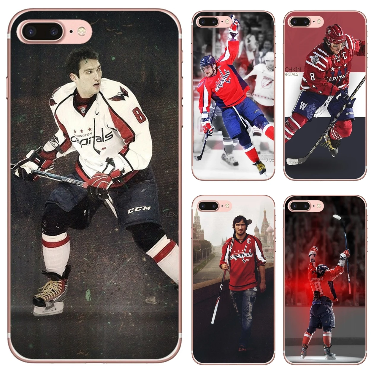 

Soft Bag Case Alex Ovechkin For iPhone 10 11 12 13 Mini Pro 4S 5S SE 5C 6 6S 7 8 X XR XS Plus Max 2020