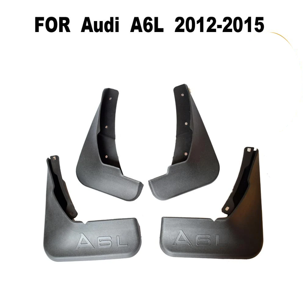

4 Pcs Set Molded Mud Flaps Mudflaps Splash Guards Front Rear Mud Flap Mudguards Fender for audi a6L 2012-2015 YC101165