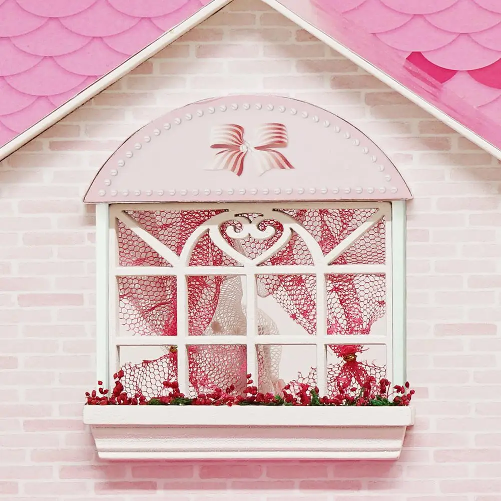 DIY игрушка дом розовый с музыкой Спорт праздник подарок на день рождения 3D Сборка