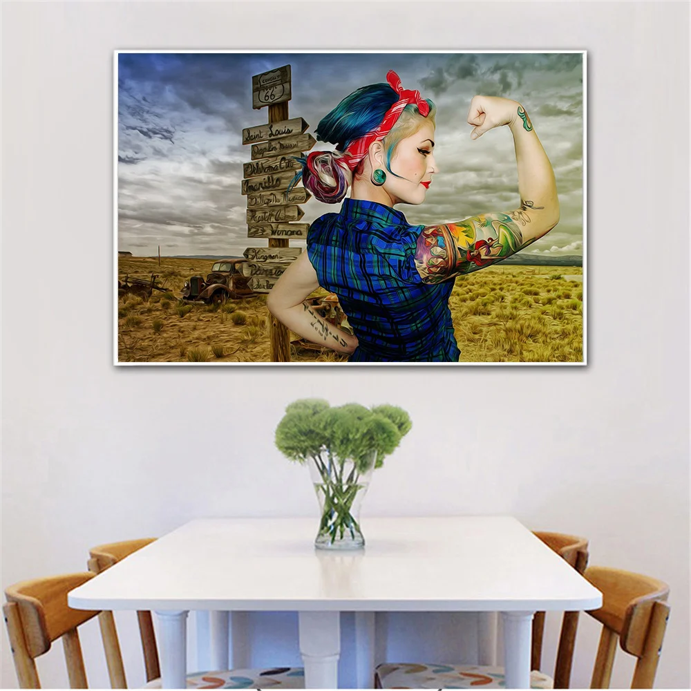 Полная дрель Алмазная вышивка мускулистые шоу тату для женщин Живопись Вышивка