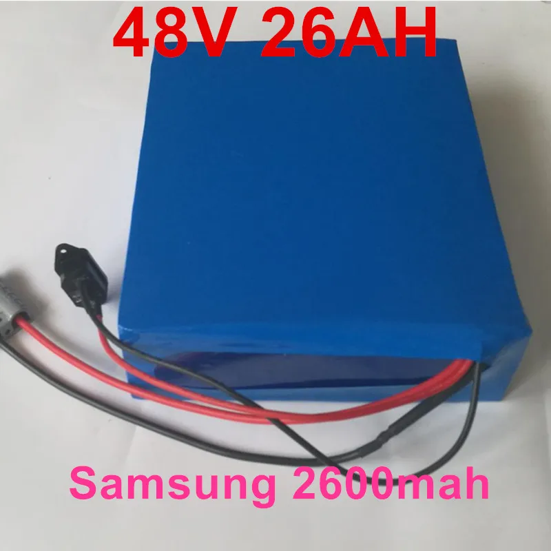 48V 26ah Sam sung снасти Батарея 1000W 1500W 2000 Вт литий ионный аккумулятор 25Ah Электрический