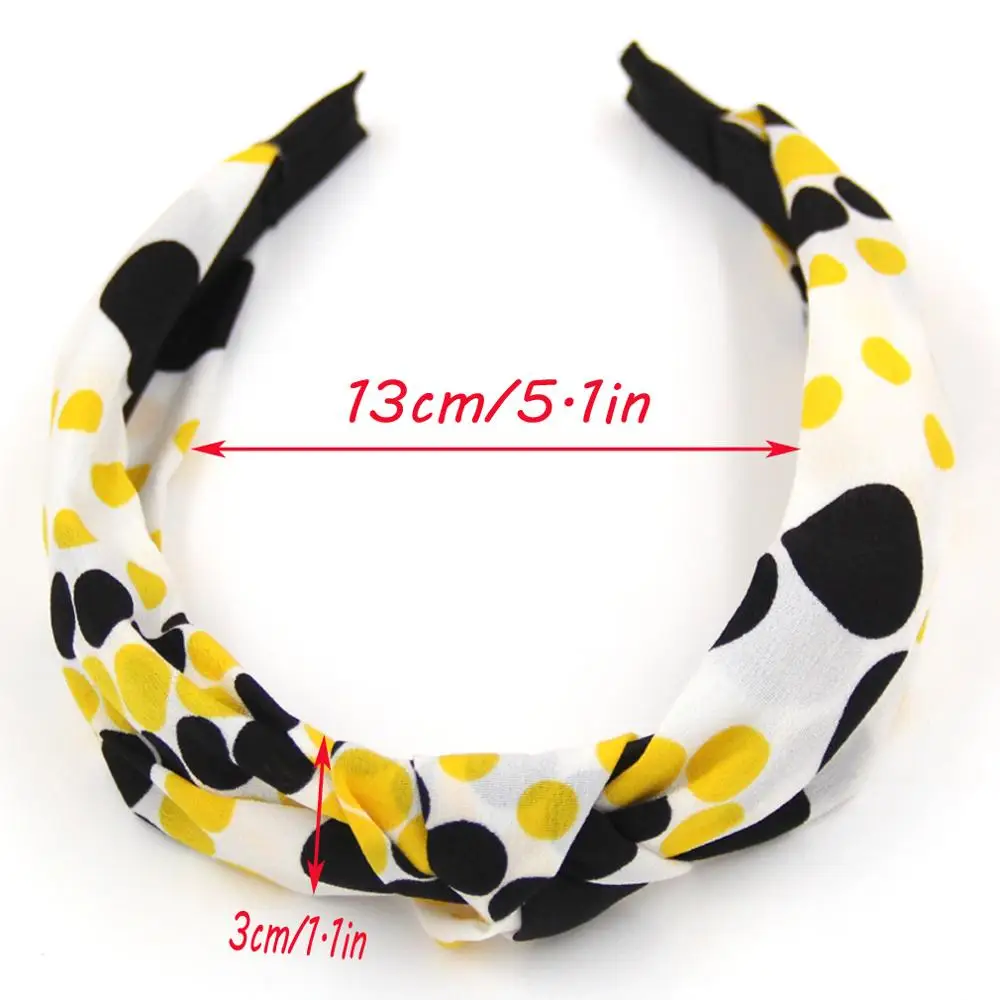 Рисунок 4 - разноцветные повязки для волос в горошек