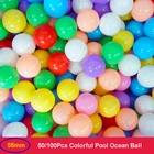 55 см цветные красивые пластиковые шарики для детского бассейна, шарики для воды, Океанской волны, Детские шарики для плавания, игровой домик, палатки, игрушки, 50100 шт., случайные цвета