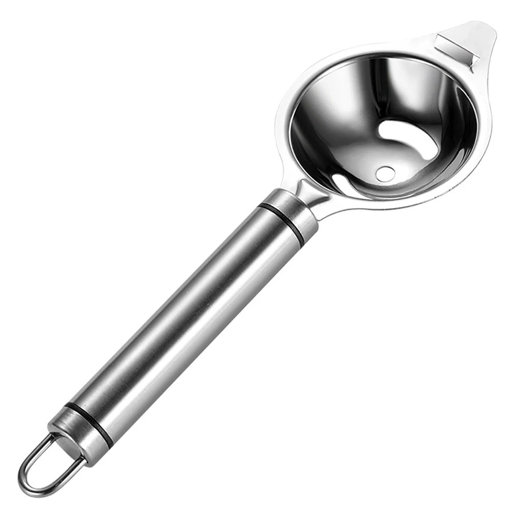 

Stainless Steel Egg Separator Egg Yolk White Separator Filter Long Handle Egg Divider Baking Cooking Egg Tools Kitchen Gadgets