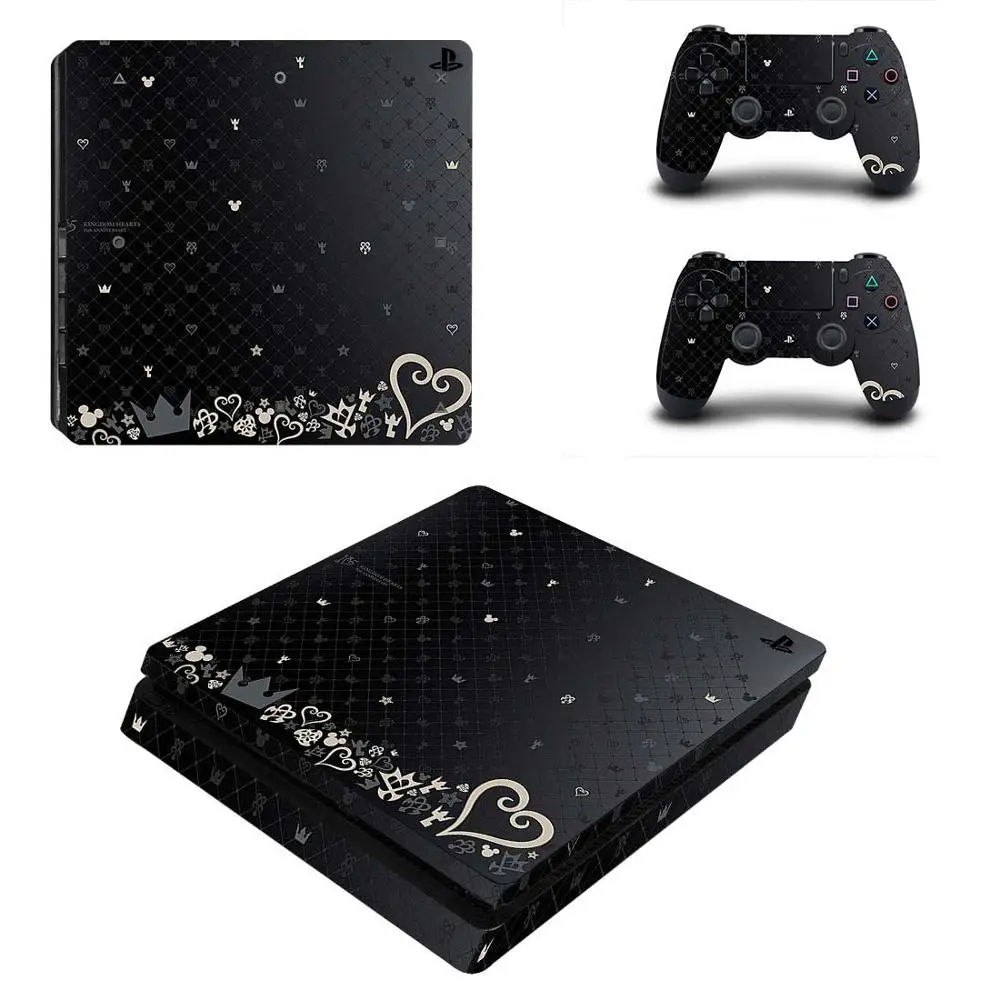 Полностью закрывающие лицевые панели Kingdom Heart 3 наклейка для PS4 Slim Skin Виниловая
