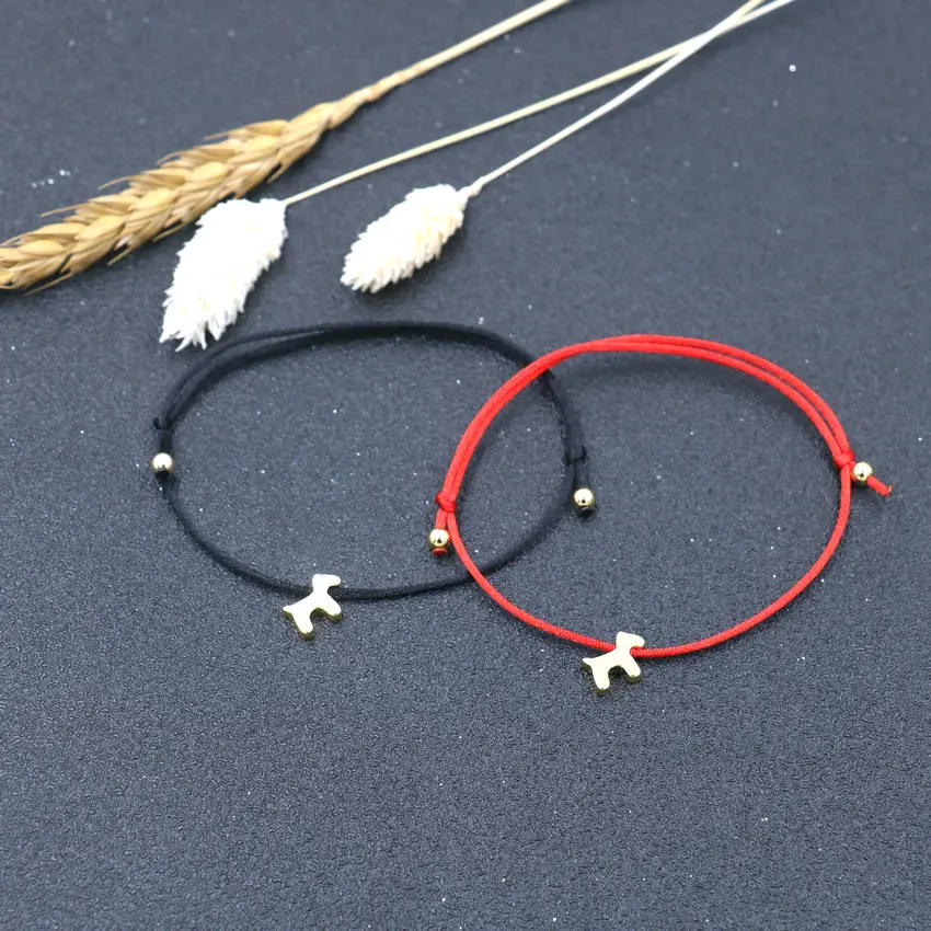 Браслет с бусинами в виде короны медный любовь сердце звезды 2 шт./набор |