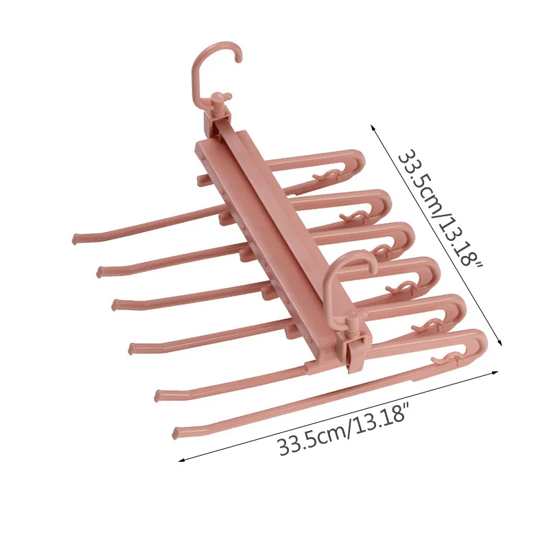 

Folding Multifunctional Multi-Layer Pants Rack Pants Hanger Household Magic Pants Folder Wardrobe Storage Artifact Pants Rack