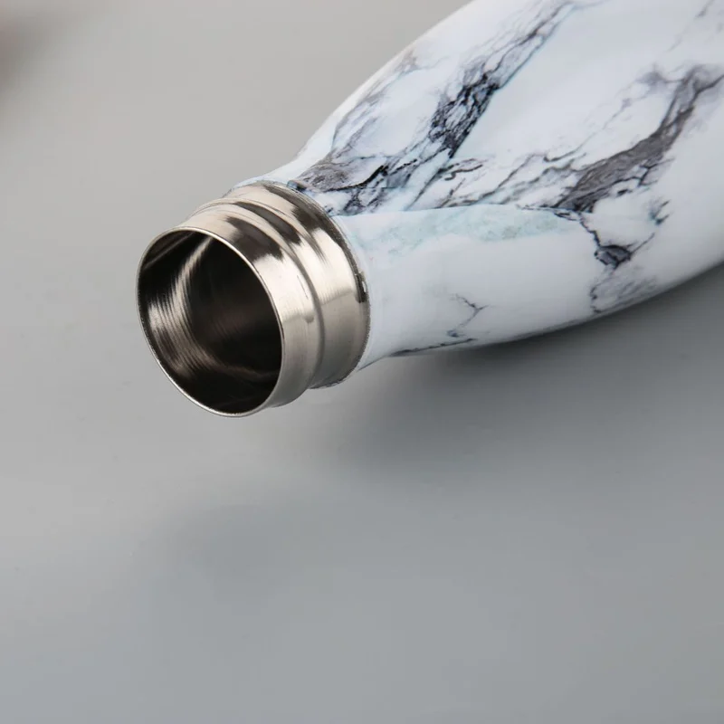 Термос из нержавеющей стали с мраморным принтом 500 мл | Дом и сад