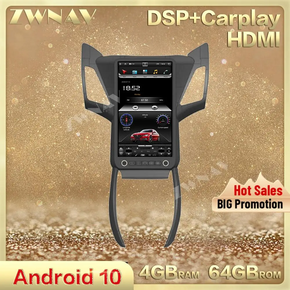 

Tesla Style vertical Screen 4GB+64GB Android 10.0 car multimedia player For HYUNDAI ELANTRA 2012-2017 radio stereo GPS head unit