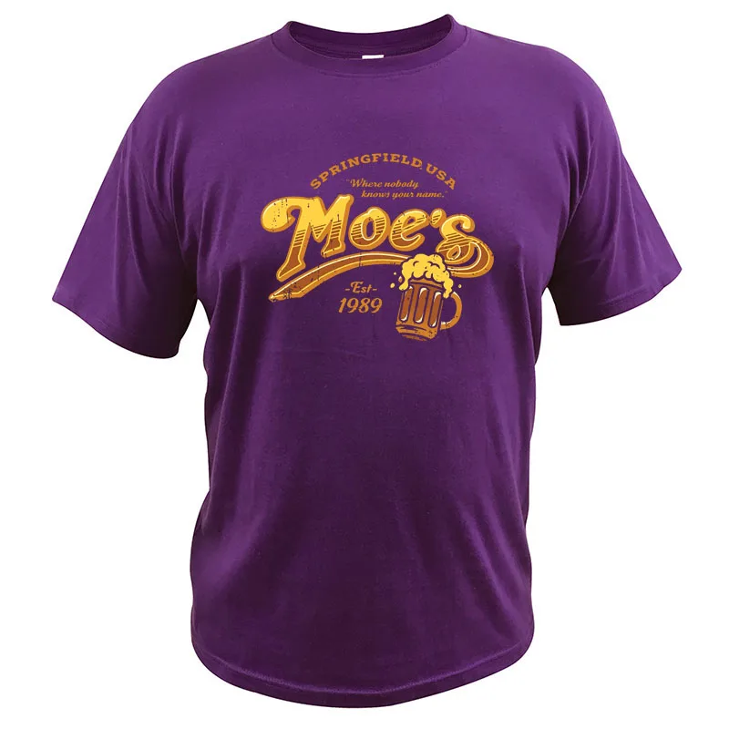 Футболка Moe's Cheers с героями мультфильма карикатура комедия Классическая