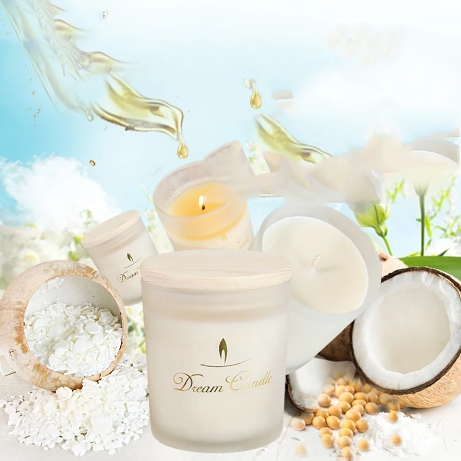 Белые соевые свечи фотофоры натуральная Лаванда декоративные Свеча Единорог