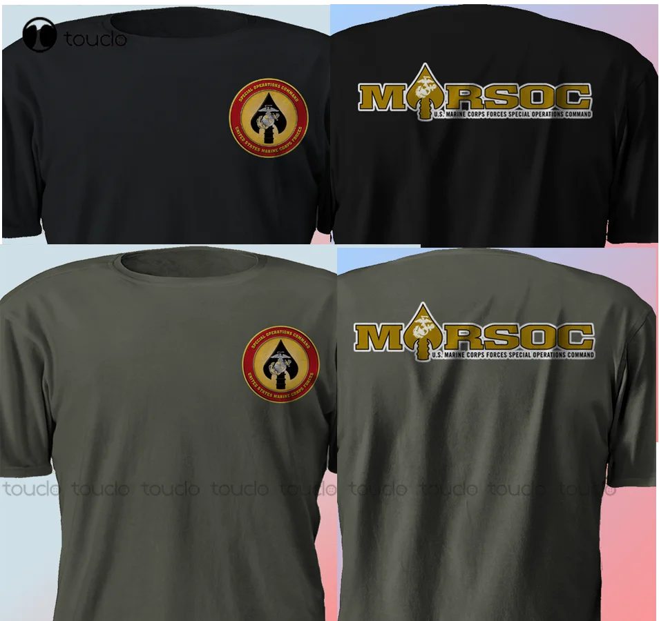 

New Usmc Marsoc Marine Force Military Navy Seal Multicolor T Shirt S-5Xl unisex