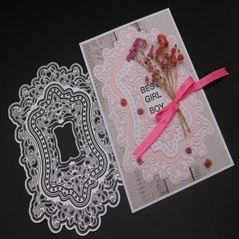 Пресс формы для фоторамки металлический трафарет 2019 изготовления карт Рельефная